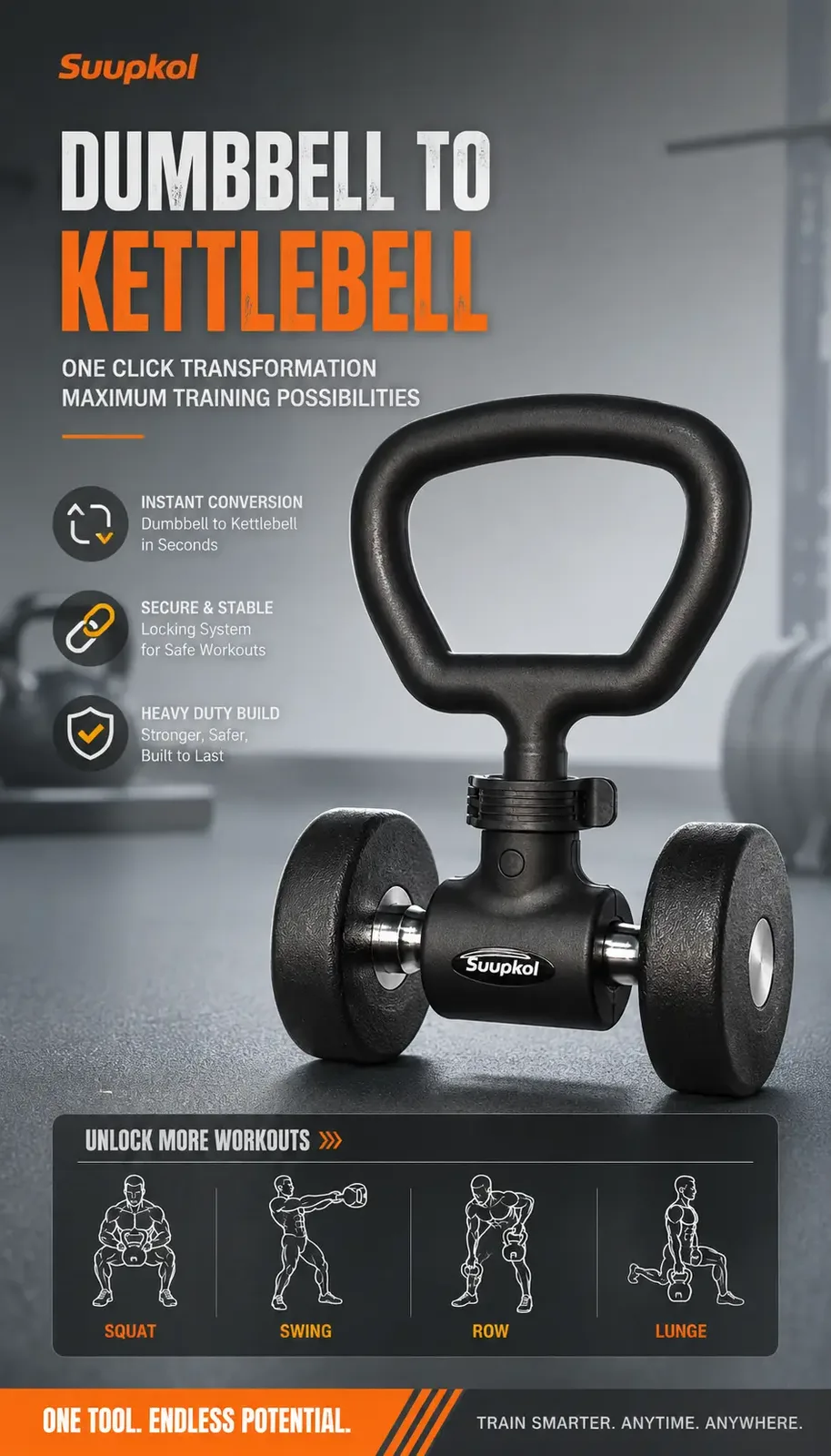 Dumbbell Kettlebell Handle