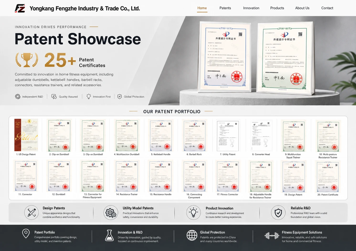 Enlarged SUUPKOL patent certificate showcase