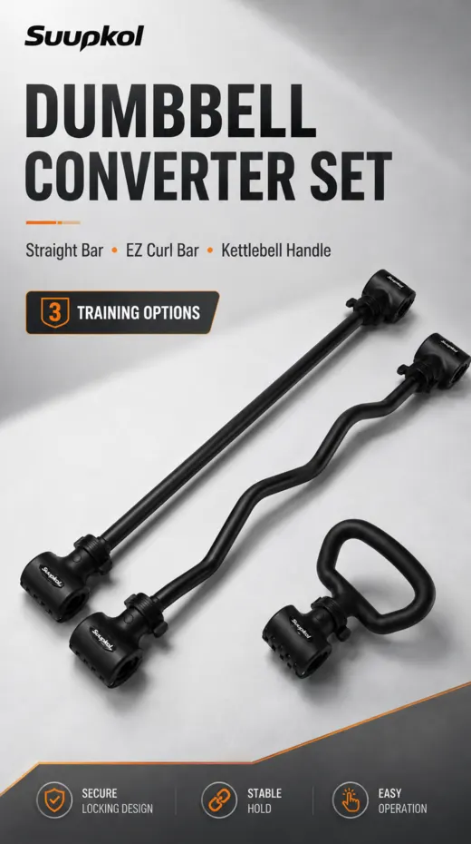 3-in-1 Dumbbell Converter Set